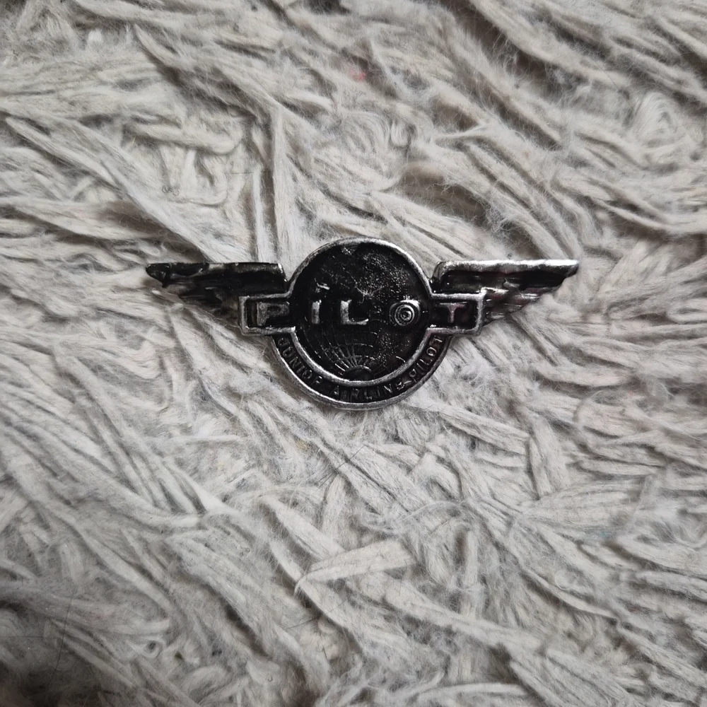 Vintage Junior Airline Pilot Metal Pin Jewelry Hong Kong Winged ✨️💫